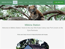 Tablet Screenshot of mikkirakoalas.com